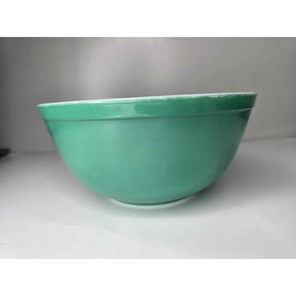 Vintage Pyrex 403 Primary Colors Green Nesting/Mixing Bowl 2.5 Quart 8.75